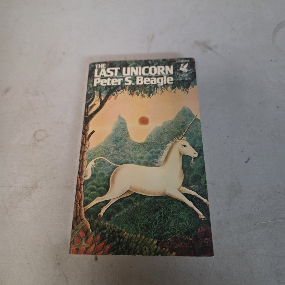 The Last Unicorn Peter S. Beagle Ballantine Books 1970 PB 3rd Print Vintage